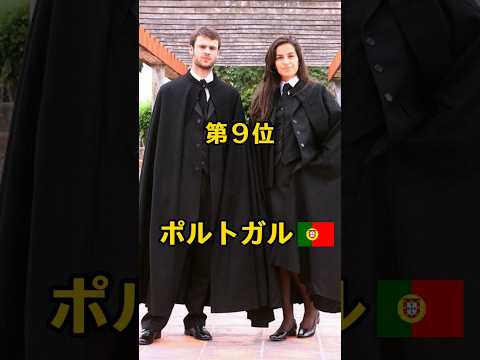 世界で最も学生服が美しい国トップ１０#jk #jd #ランキング #かわいい