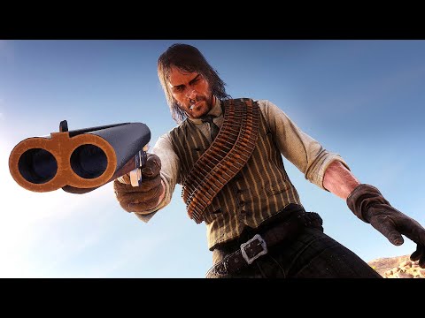 John and Jack Marston QuickDraws and Brutal Combat | Red Dead Redemption 2 - No Deadeye