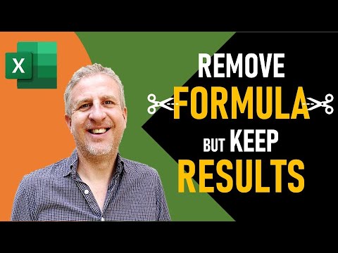 Remove Formula but Keep Data / Paste Values | 4 Methods