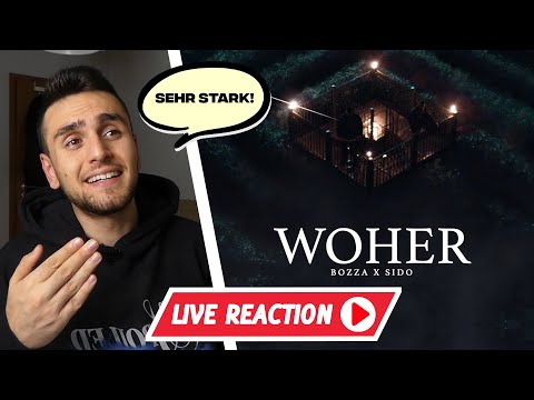 STARKE MESSAGE👍 BOZZA x SIDO - WOHER (prod. by Beatgees)🔴 LIVE REACTION