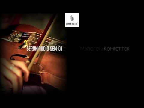 SERUNIAUDIO™ // SEM-01 clip on mikrofon komparasi dengan kompetitor pada alat musik Biola