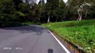 preview picture of video 'Discesa in bicicletta dal Monte Grappa'