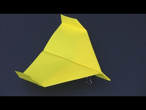 How to Make a Paper Airplane that Flies Far - Best Paper Planes in the World - Stealth Glider