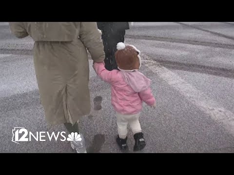 Get a peak at the fresh snow in Flagstaff