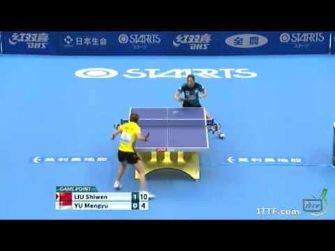 2013 Women's World Cup: Yu Mengyu vs Liu Shiwen