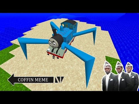 I Found the Spider-THOMAS TANK ENGINE in Minecraft - Coffin Meme