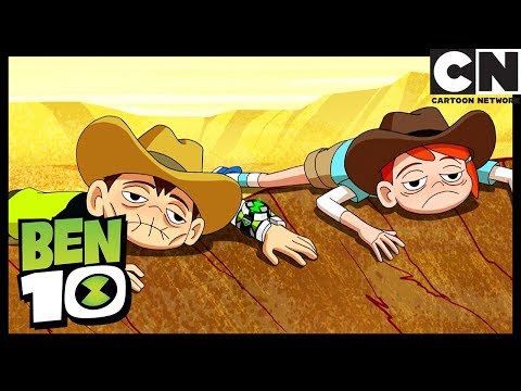 Ben and Gwen Have a Water Fight! | Steam Fight at the OK Corral | Ben 10 | Cartoon Network