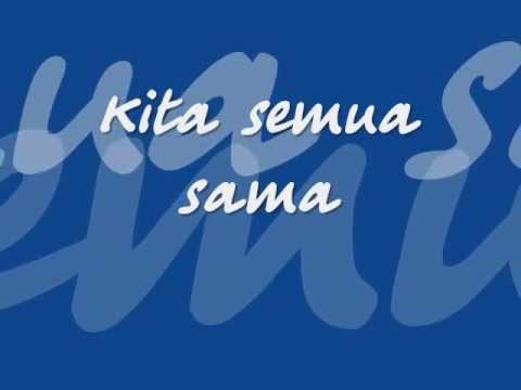 kunci 1= sama (lirik)