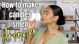 How to make candles smell stronger | Candle making Tips