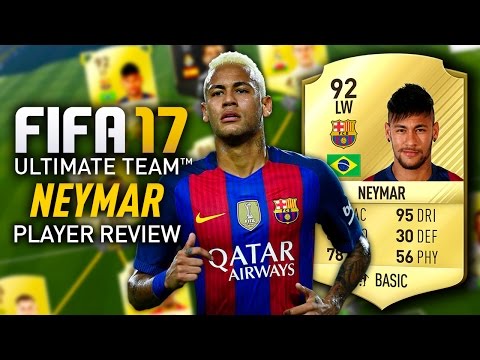 FIFA 17 NEYMAR (92) PLAYER REVIEW! FIFA 17 ULTIMATE TEAM!