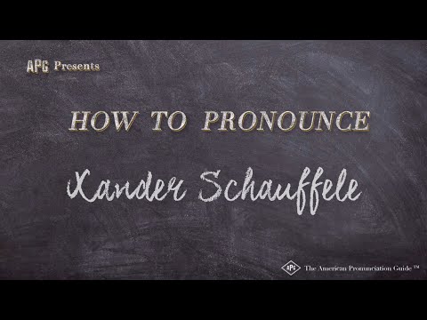 How to Pronounce Xander Schauffele (Real Life Examples!)