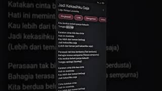 Download lagu Lirik lagu dari judul ( JADI KEKASIHKU SAJA) By : Veliaa mp3 Download lagu Lirik lagu dari judul ( JADI KEKASIHKU SAJA) By : Veliaa mp3