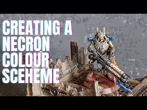 Create a CUSTOM colour scheme for your army - Necrons dynasty!