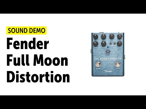 Демонстрация звучания педали эффектов Fender Full Moon Distortion