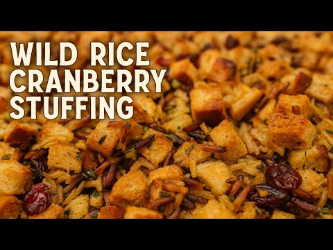 How to Make Wild Rice Cranberry Stuffing | Holiday Stuffing Recipe