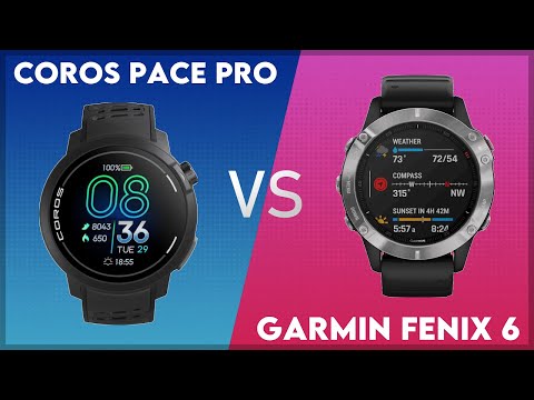 Coros Pace Pro vs Garmin Fenix 6 Comparison