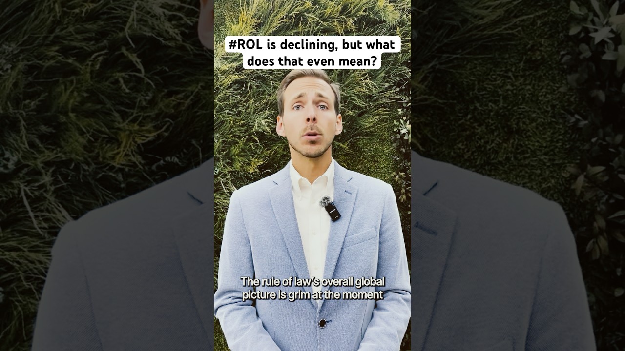 #ROL is declining, but what does that even mean? #WJPRuleofLawIndex2025