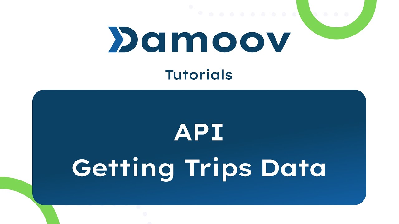 Getting Trips Data via API Tutorial | Damoov