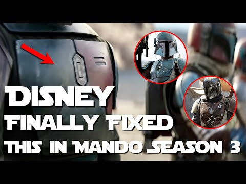 DISNEY FINALLY FIXED THIS! Mandalorian Armor Explained, Mando Chest Plate in Mandalorian Season 3