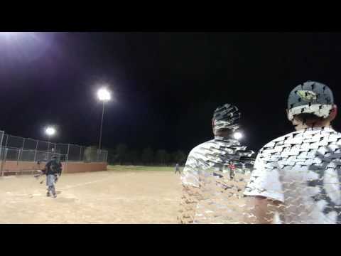 Church Softball with middle aged fat men at Cooley Park in Mesa Arizona