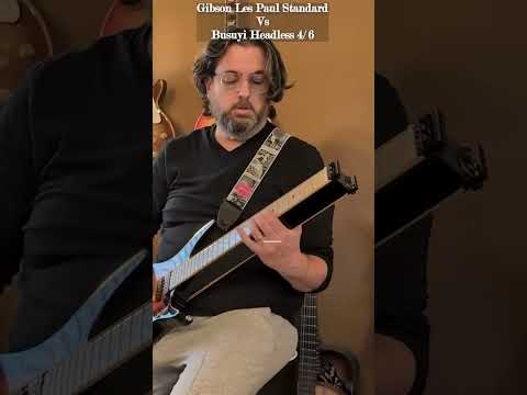 4 String Short Scale Neck Through Bass/6 String Tremolo Busuyi Double Sided, Headless Guitar Multi Scale + Hard Case image 6