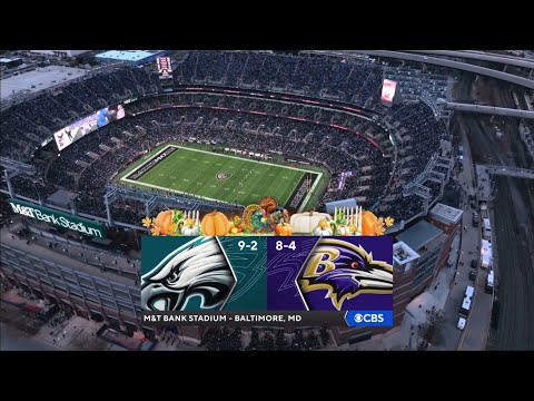 NFL on CBS intro 2024 | PHI@BAL | Week 13