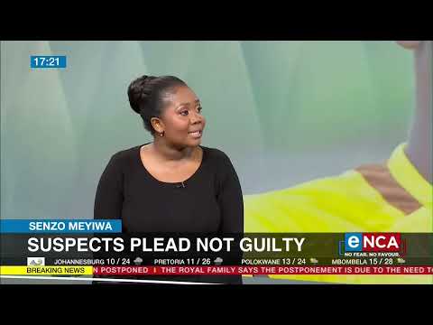 Senzo Meyiwa Suspects plead not guilty