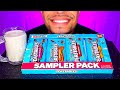 MRBEAST CHOCOLATE BARS FEASTABLES SAMPLER VARIETY PACK PEANUT BUTTER MILK CHOCOLATE ALMOND ASMR