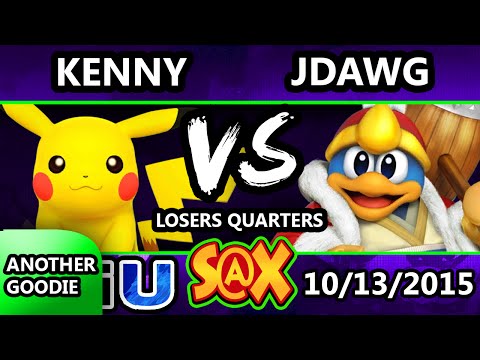 S@X 119 - Jdawg (DeDeDe) Vs. Kenny (Pikachu) SSB4 Losers Quarters - Smash Wii U - Smash 4