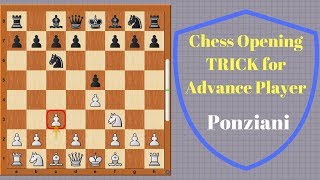 Chess Opening TRICK - Ponziani Opening [Hindi]
