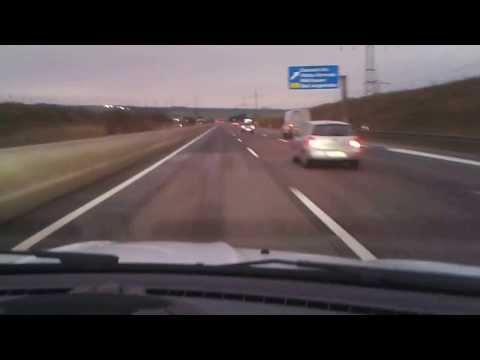 Ford Kuga New Model 2013 on German Autobahn