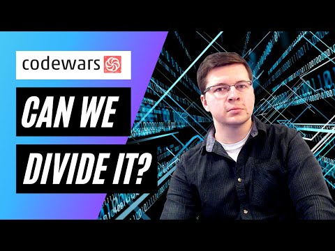 Code Wars Can We Divide It Javascript Solution