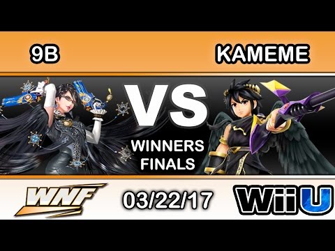 WNF 1.6 - 9B (Bayonetta) Vs. DNG | Kameme (Dark Pit, Yoshi, Mega Man) Winners Finals - Smash Wii U