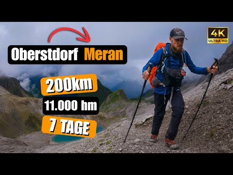 Alleine in 7 Tagen zu Fuß über die Alpen | E5 Der Film