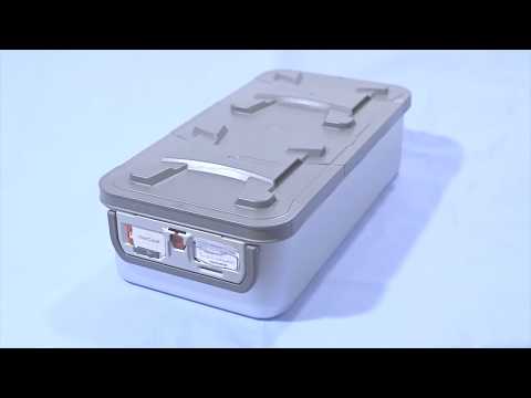 Greencheck and opening of a microStop® container