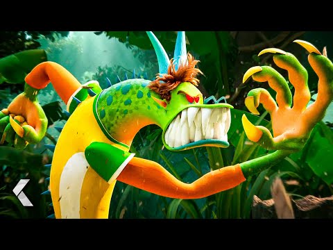 Dracula and Johnny in the Jungle Scene - HOTEL TRANSYLVANIA 4: Transformania Movie Clip (2022)