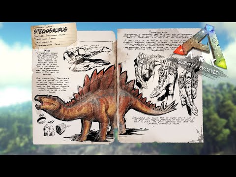 Como DOMESTICAR un ESTEGOSAURIO - ARK SURVIVAL EVOLVED