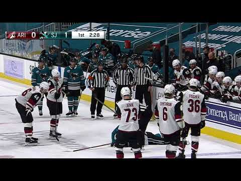 John Leonard Goes Face First Into Boards