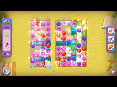 Gardenscapes Level 11020 (Super Hard) No Boosters