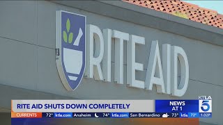 Rite Aid chain officially all its stores after decades in business