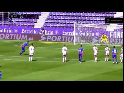 Eibar, con un gol de Esteban Burgos, derrotó al Valladolid