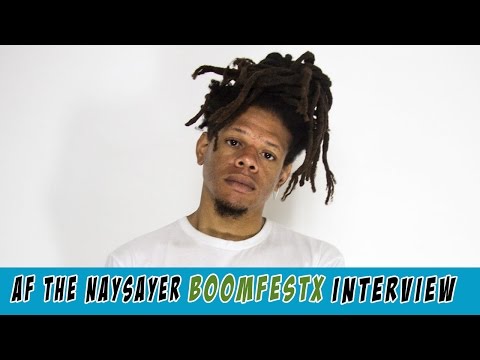 AF THE NAYSAYER Interview at BoomFestX