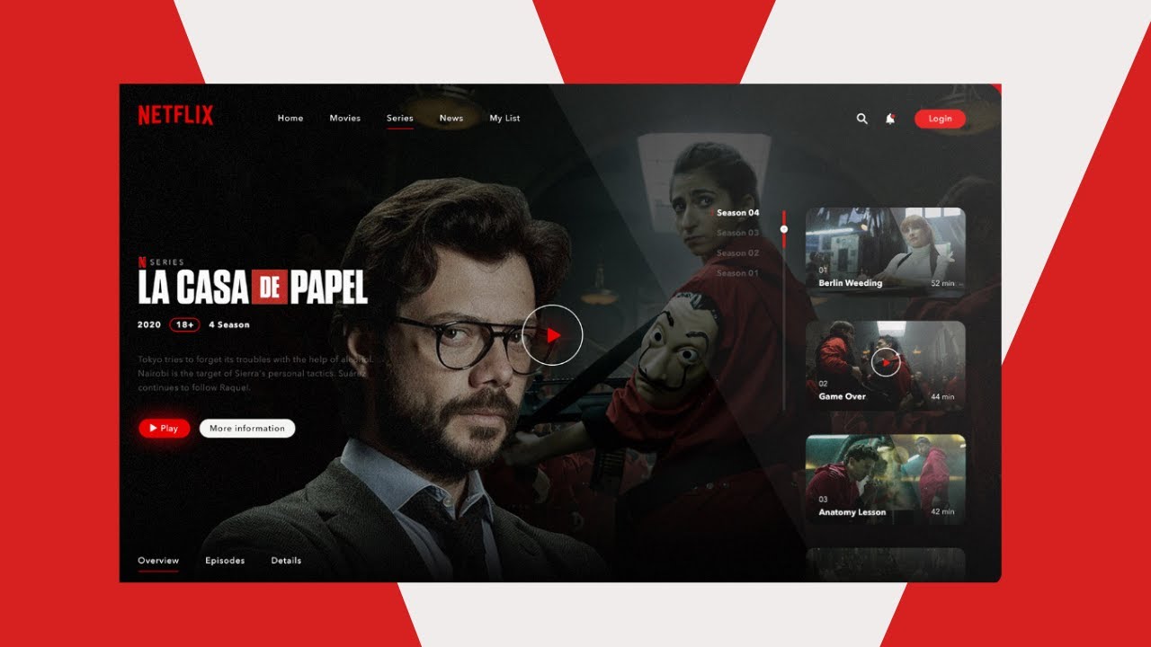 Netflix Clone -React JS -Firebase (Firestore & Auth)