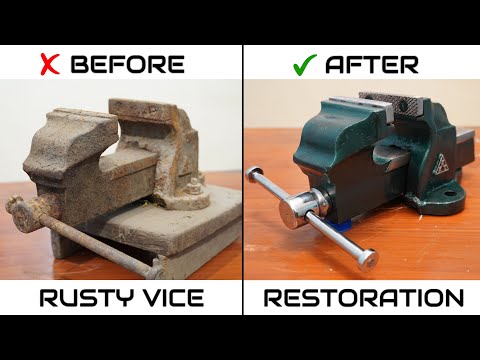Rusty Vice Restoration | Old Bench Vise Repair | Perfect Restoration