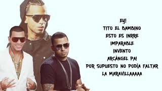 Sol, Playa y Arena - Arcangel Ft Tito El Bambino y Jadiel (Letra) (Video Liryc) 2018