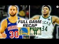 Warriors vs Bucks: Giannis records TRIPLE-DOUBLE in rout of Steph Curry, Dubs | CBS Sports