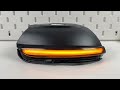 LED dynamické smerovky - oranžové VW Passat B7 (2010->) - Video Youtube