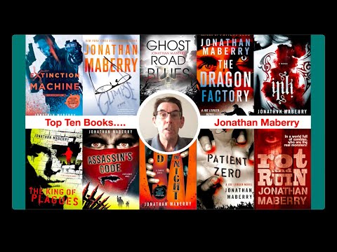 Top ten most popular books by Jonathan Maberry