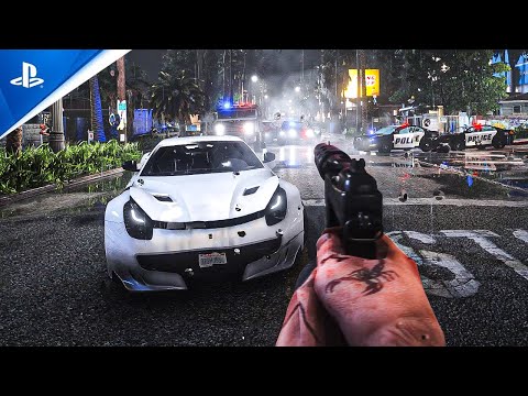 GTA V: Enhanced Photorealistic Graphics MOD - RTX 4090 Ultra Realistic Ray-Tracing Gameplay!