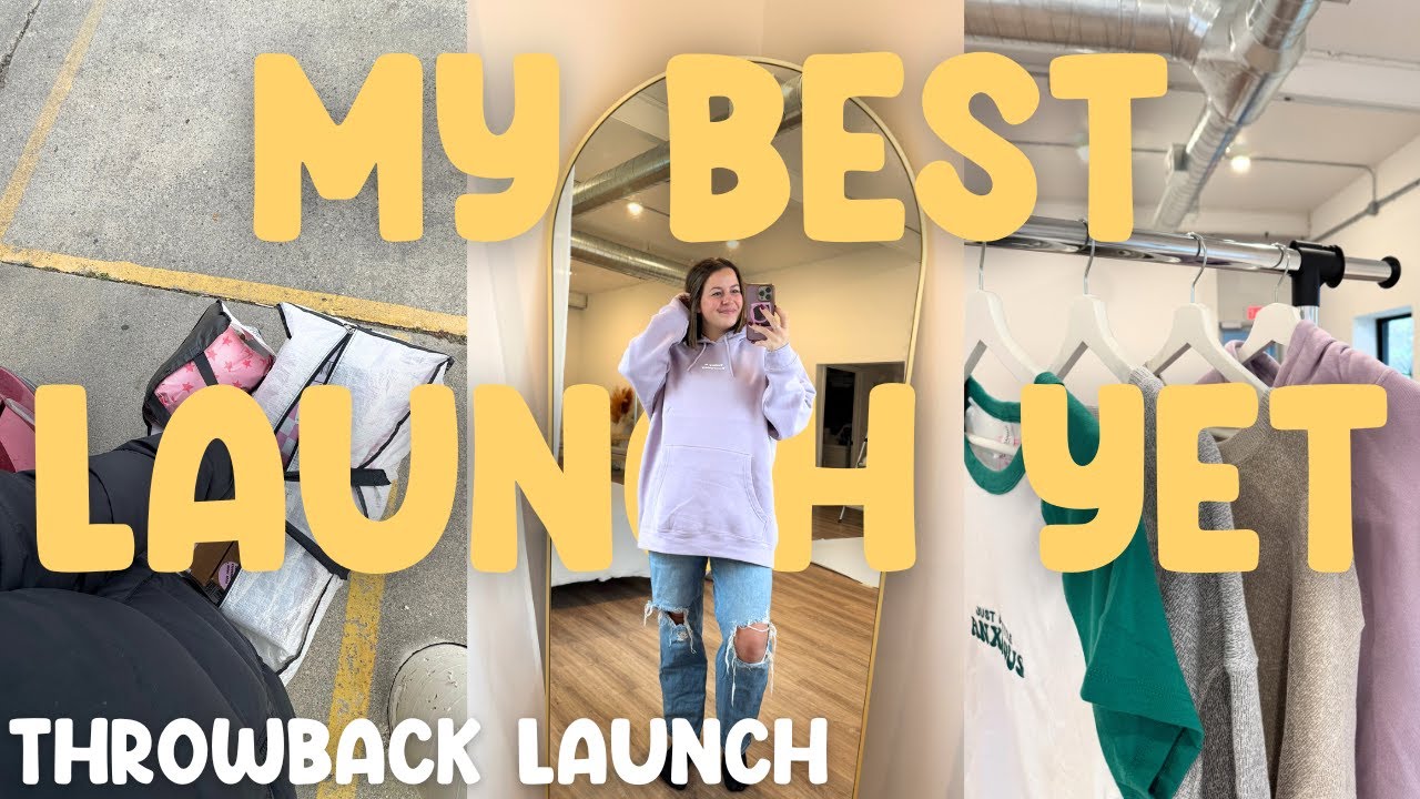 Small Business Launch Day Vlog ✨🌷📦 Behind the Scenes of My Best Launch Yet (Real & Unfiltered)